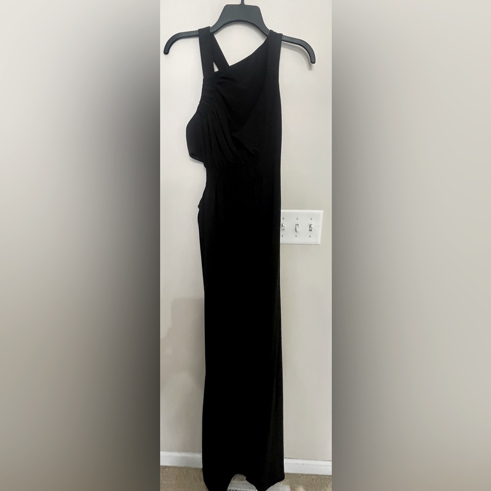 Full length black evening gown size 2 NWT